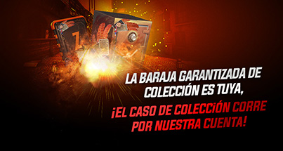 La colección King Deck garantizada es tuya, ¡El estuche de coleccionista corre por nuestra cuenta!